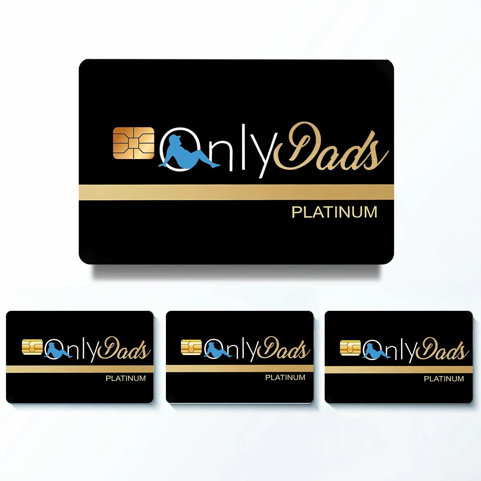 Onlydads Credit Card Skin Sticker, Ultra-thin Waterproof & Scratch Resistant Card Skin Sticker, Personalized Bank Card Decorative Sticker, Waterproof Stickers, Waterproof Durable Sticker