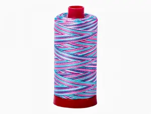 Aurifil 12wt Mako Cotton Thread | Berrylicious Variegated (#4647) | 356 yds