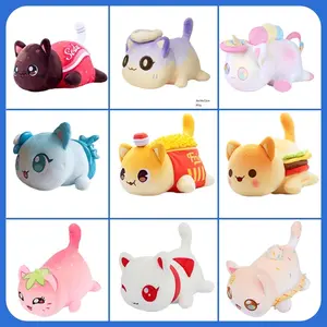 Soft & Skin-Friendly Cat Plush Toy for Kids - Bright & Colorful Design - White Plush Toy