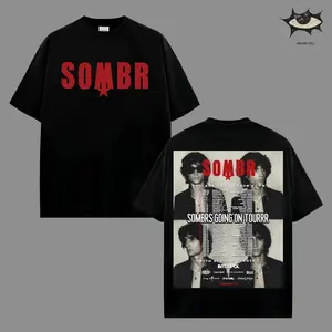 Retro Sombr I Barely Know Her T-Shirt, Sombr You Are The Reason Tour Vintage Rock Tee, Indie Rock Music Legends Shirt, Urban Streetwear Y2K Style, Singer Tribute Concert Clothing, Indie Washed Oversized Gift for Fan
