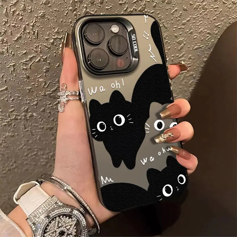 Casing Two cute cats for Galaxy iPhone 11 12 13 14 15 16 PRO MAX 14 15 16 PLUS X XR XS MAX Galaxy A71 A55 A54 A53 A51 A35 A32 A25 A23 A15 A14 A13 4G A12 A03S A03 S24 PLUS S23 S24 S25 Galaxy S22 S23 S24 S25 ULTRA S20 S21 S23 FE Premium