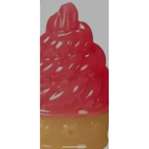 Cool Pup Ice Cream Cone Toy - Chew/Bone Toy for Smaller Breeds & Teething Puppies - Freezeable Water Dispenser - TPR Material - Fun Year-Round Use