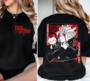 Dandadan Anime- Okarun (Takakura Ken) Streetwear Designs Two-sided Shirt,  Cosplay Momo Anime Gift Shirt, Anime Shirt, Merch, Unisex Cotton Shirt, Sweatshirt, Hoodie