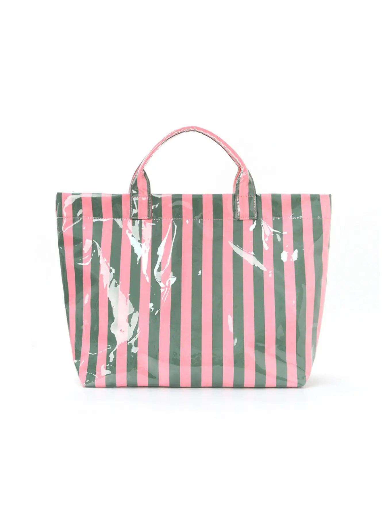 Striped Large-Capacity Lightweight Casual Tote Bag, Portable Handbag for All Seasons, Shoulder Bag for Daily Commute & Travel, Daily Commuter Tote, Commuter Bags, Everyday Bags