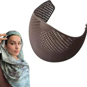 2026 – A lightweight, breathable headscarf crown with a head-covering scarf as a base, a hairband, and a non-slip nylon frame that securely holds your hair in place, making it perfect for everyday wear.