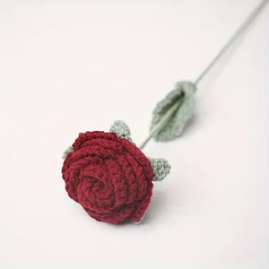 8pcs Artificial Flower Living Room Decoration Table Rose Single Bouquet Wedding Fake Dried Arrangement