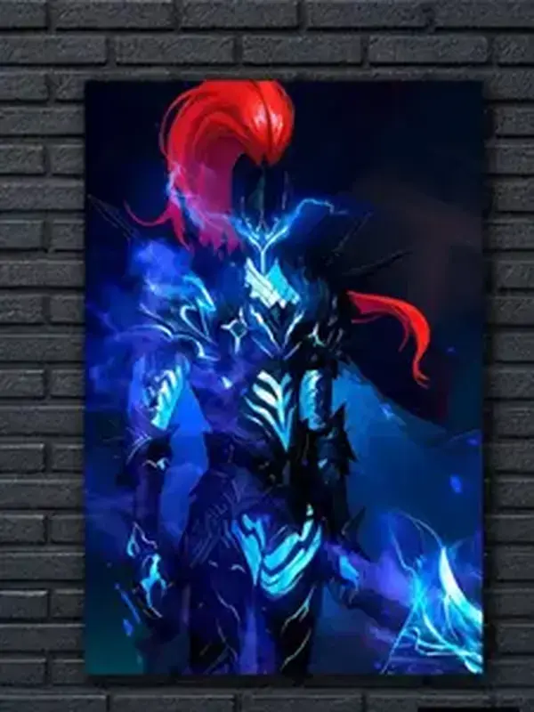 Solo Leveling HD - Igris 2 Solo Leveling No Frame Decor Gift Posters Wall Artistic Matte Room Wall Decor Fashionable Skull Print Anime Design 250 gsm/110lb Matte Paper Unique Design Perfect Gift for Fans wall decor posters posters room decor Glossy
