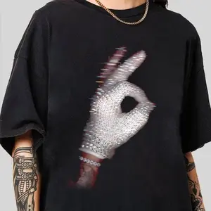 Iceman Album Inspired Shirt, Sparkly Glove Hand Shirt, Pop Concert Tee, Retro Music Fan Shirt
