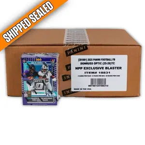 2025 Panini Donruss Optic Football Value Box Sealed 20 Box Case (Shipped Sealed)