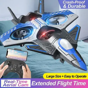 RC Airplane Flying Toy Plane 2.4GHz Remote Control Equipped with high-definition camera 4 Channel Control Durable EPP Material Perfect for Beginners Suitable for Children Aged 8-12 Christmas,New yeargift TongLi/TL Drone