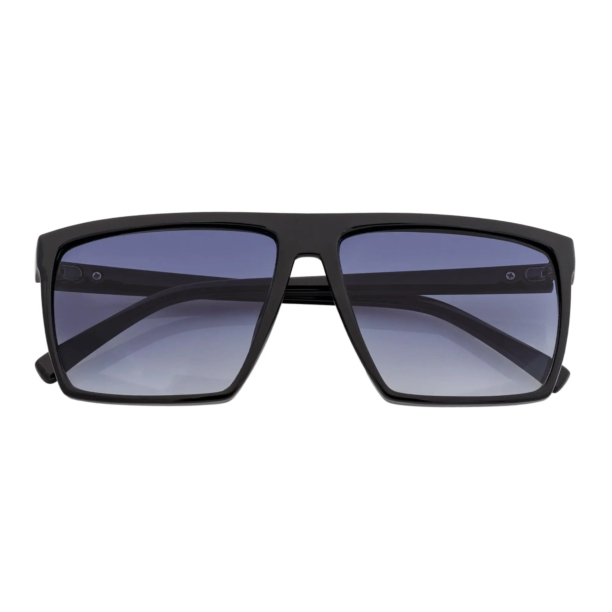 Morspecs Skol Modern Square Sunglasses, Unisex Thinner Frame with Lavender Fade Lens, Stainless Steel Components & Tiny Skull Detail, Polycarbonate, Casual Wear, Modern Sleek, Medium Width, Uv Protection Lens, Bisphenol A (Bpa)