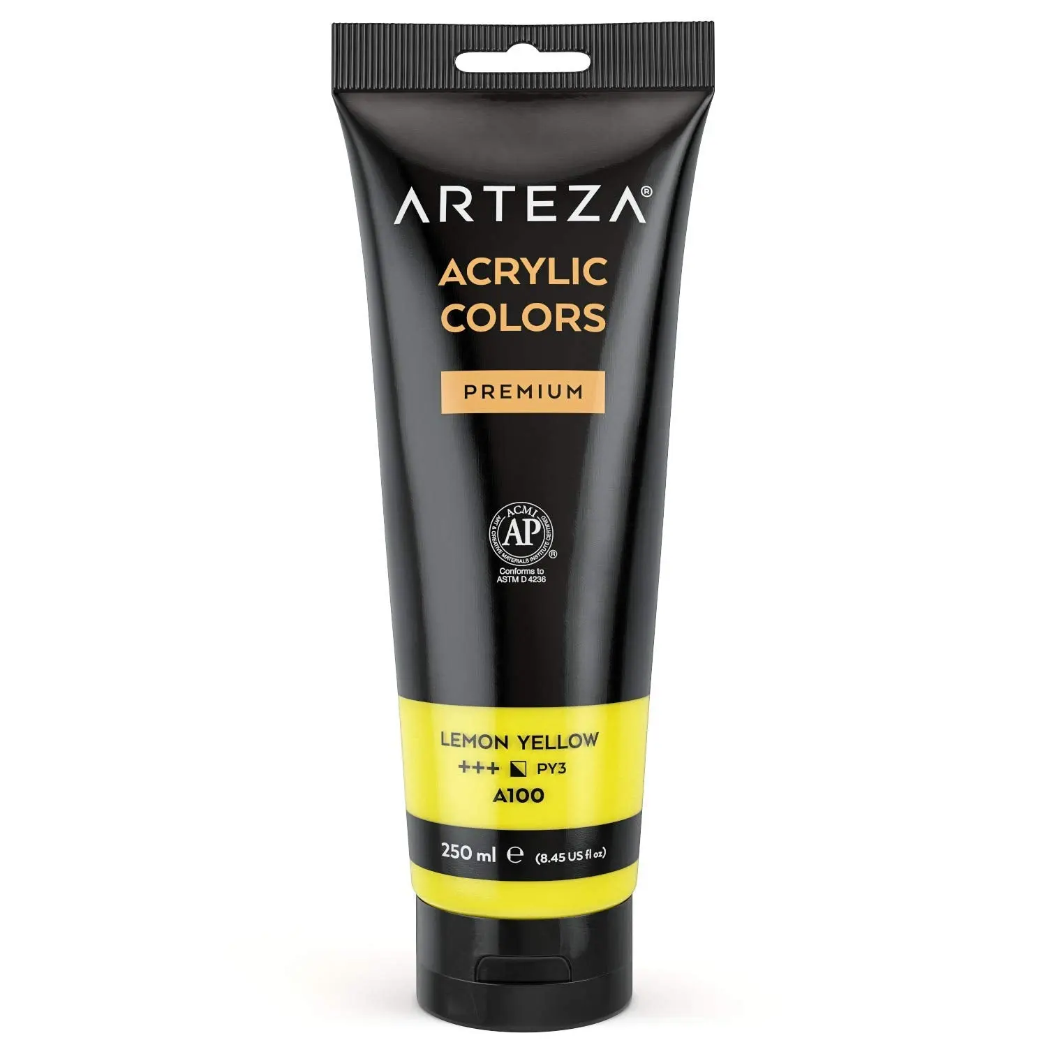 Arteza Acrylic Paint, 8.45oz Tube - Lemon Yellow