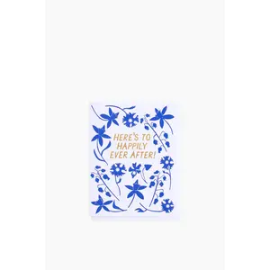 Happily Ever After Floral and Foil Card