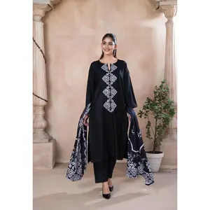 Dhanak Winter by Raniyah DWR3 WOMEN DRESS