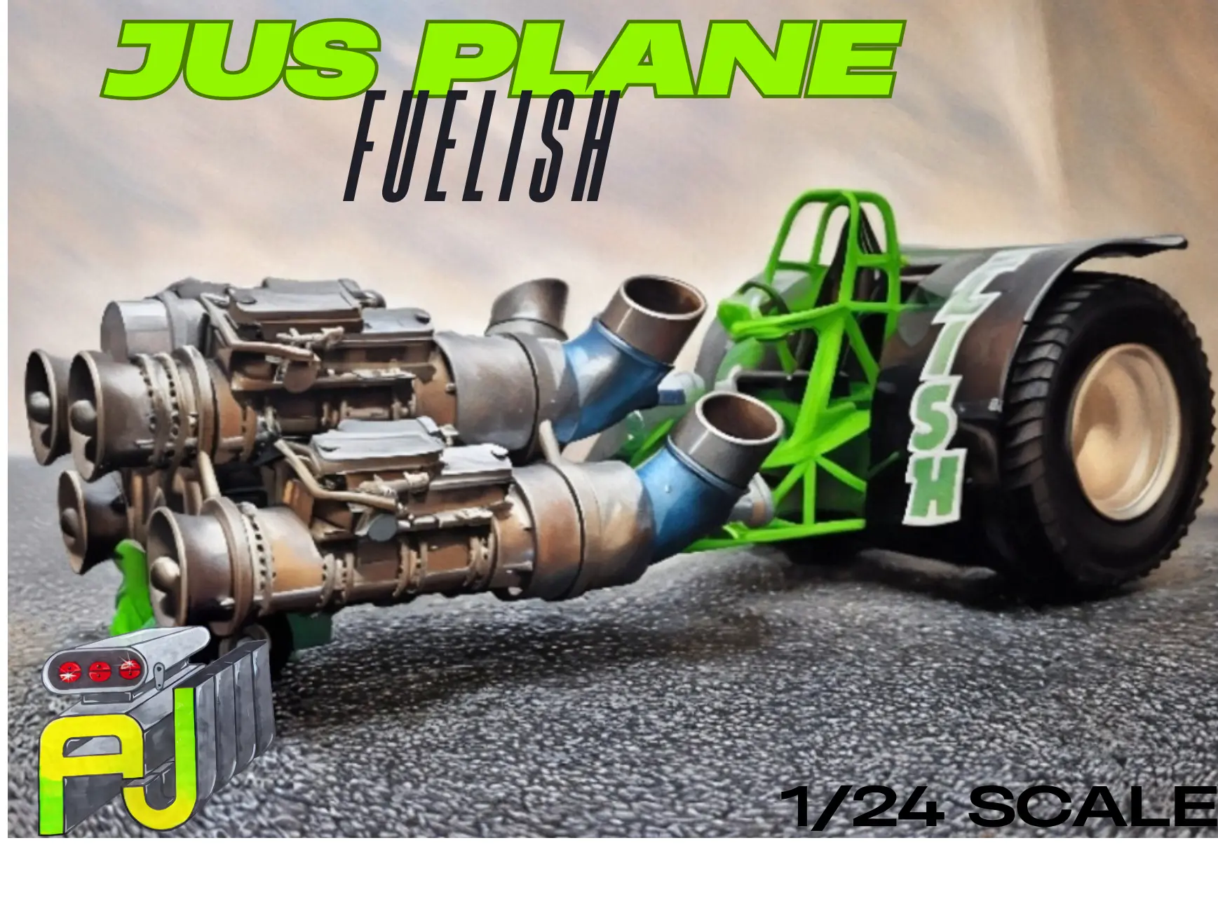 4 Jet Engine Pull Tractor - Jus Plane Fuelish