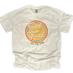 Retro God is Good All The Time on White
