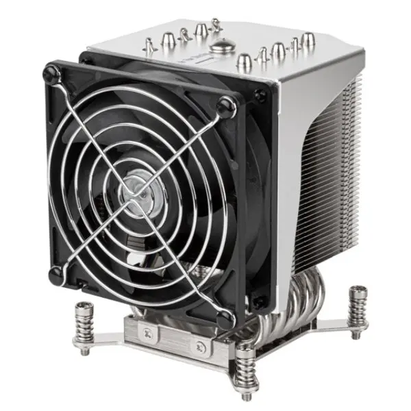 SilverStone Technology XE04-2066 4U Server & Workstation CPU Cooler for Intel LGA 2011-2066 Square & Narrow Sockets, Silver & Black