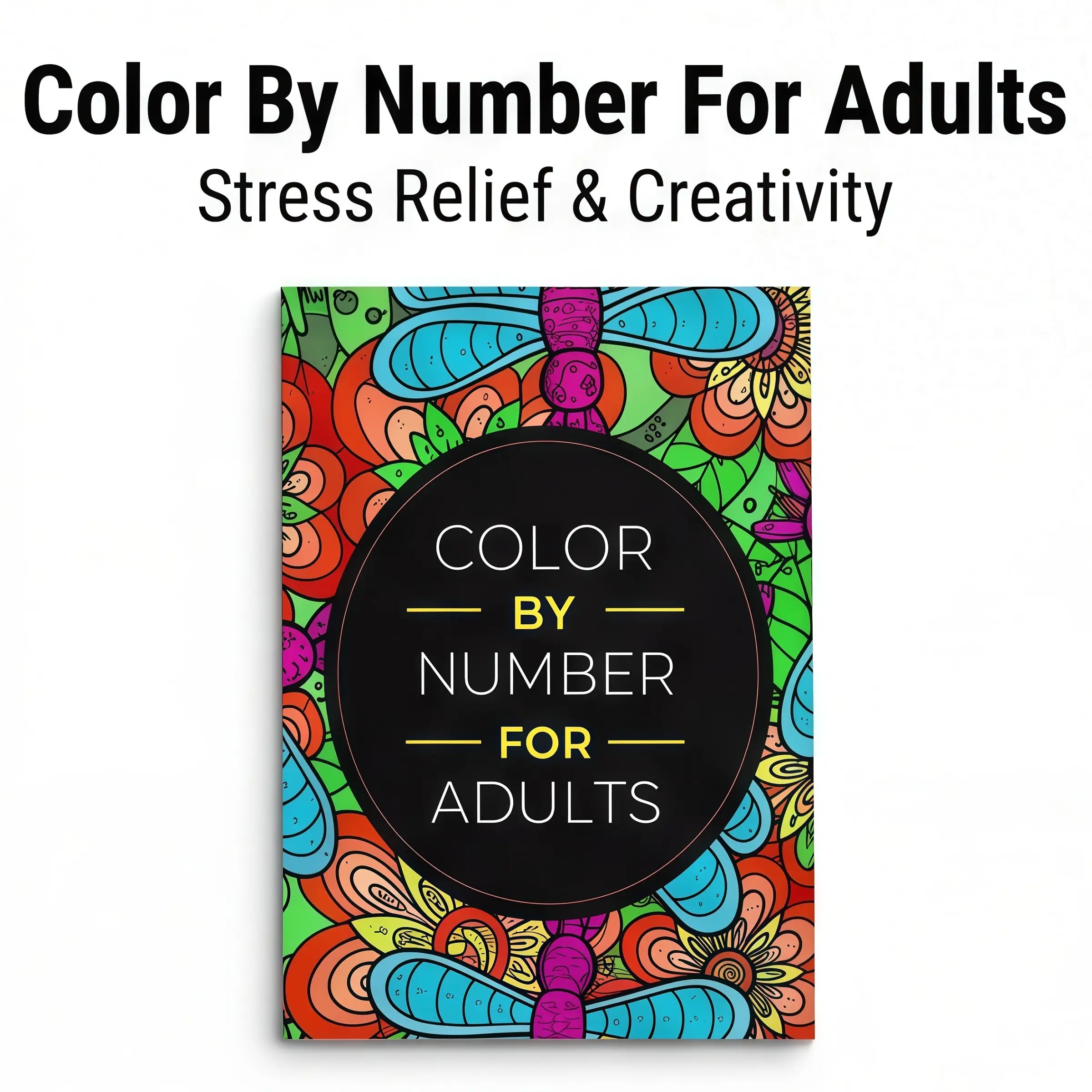 Digital Coloring Book for Adults, Coloring Pages, Relaxing Art Therapy Activity for Creativity and Creative Process, Artistic Relaxation, Stress Relief and Stress Management, Perfect Gift for Art Enthusiasts