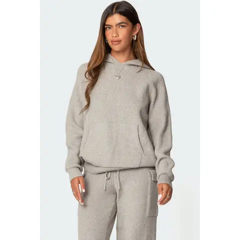 Wynter Oversized Knit Hoodie