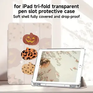 Ultra-Thin Protective Case for iPad 10.2 & 7/8/9 Gen, for ipad 10th gen case for iPad Air 4-6, 9.7-inch - Full Coverage with Built-in Pen Slot, Compatible, Cute Case for iPad, Versatile Tablet Use, Playful Design, Durable Protection Computer Casing