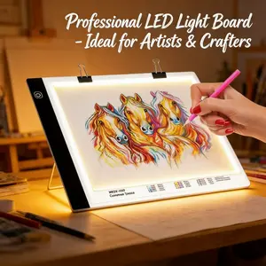 Ultra-Thin LED Light Box for Tracing - Ultra Bright & Eye-Caring, Must-Have Art Tool for Drawing, Animation, Crafting