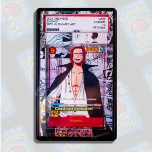 Shanks Manga | PSA BGS Magnetic Display Case Extended Art for OPTCG