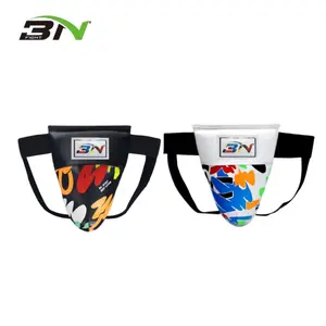 BN children's boxing crotch protection graffiti style Muay Thai MMA protective gear Sanda combat training crotch protection wholesale