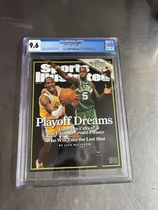 CGC Graded 9.6 Sports Illustrated 4/21/08 Kobe vs Garnett Playoff Dreams