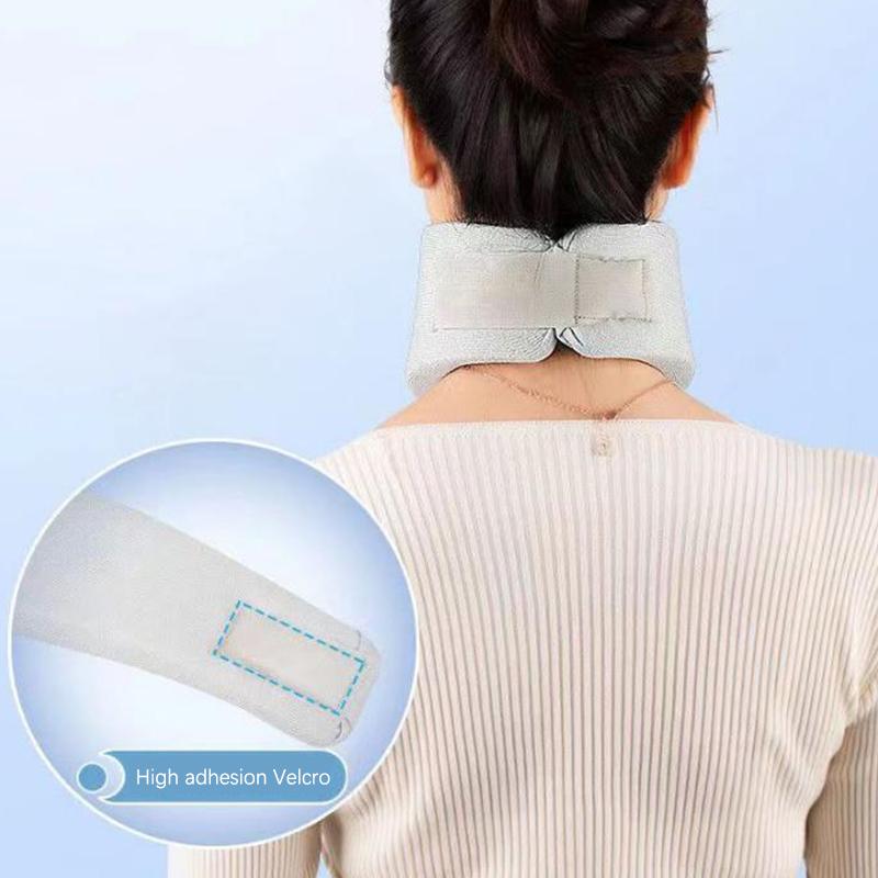 1 Pack Neck Support Adjustable Neck Support Cervical Sponge Neck Protector for Sleep Relief Neck Pain Breathable Neck Support