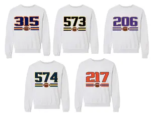 College Football Area Code Sweatshirt