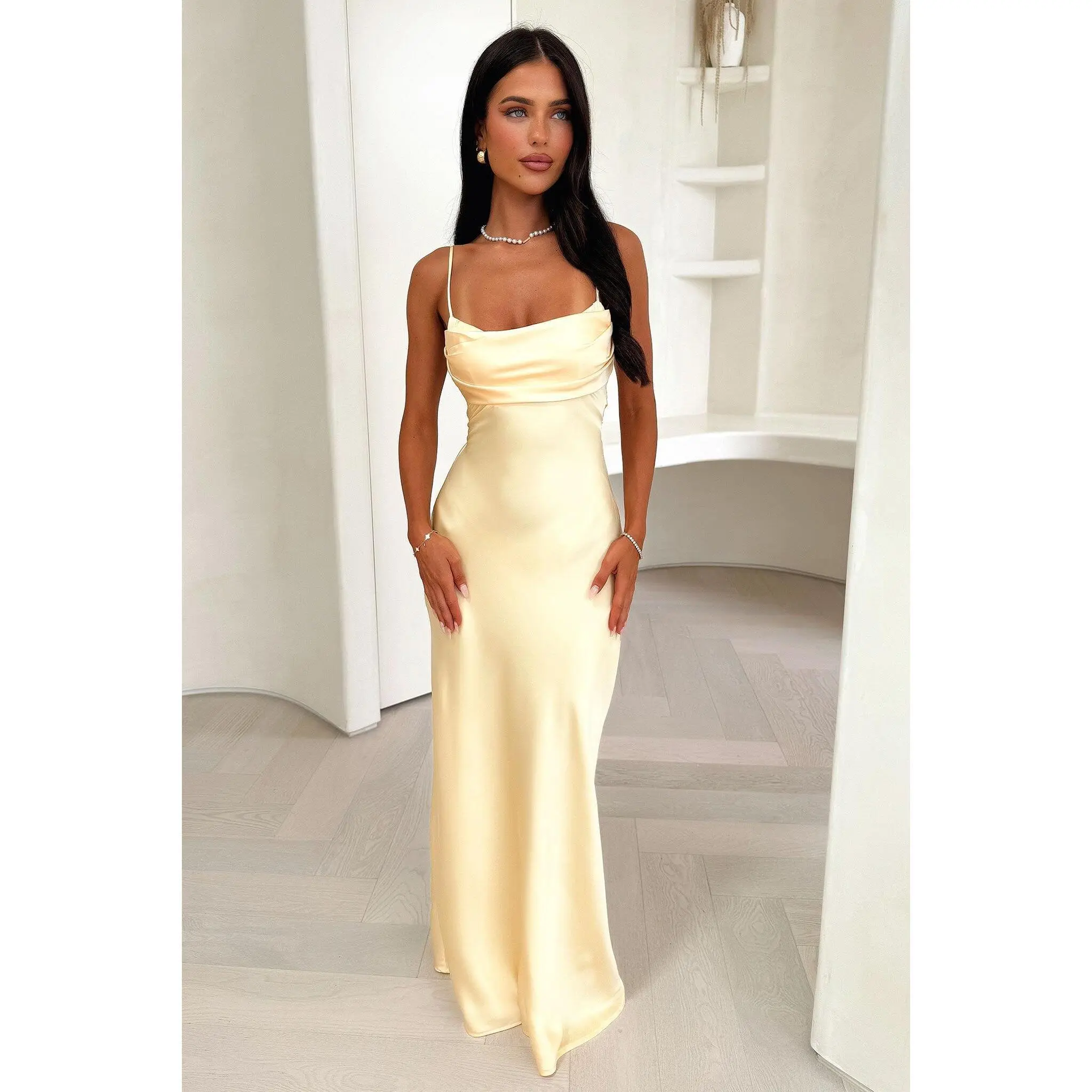 Novella Maxi Dress - Yellow - TikTok Shop Novella Maxi Dress - Yellow - TikTok Shop