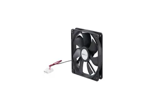 StarTech.com 120x25mm Dual Ball Bearing Computer Case Fan with LP4 Connector FANBOX12 (Black)