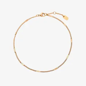 Delicate Station Chain Anklet