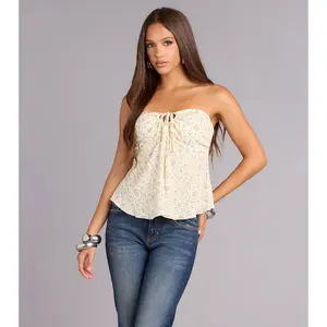 Soft Daydream Ditsy Floral Crop Top