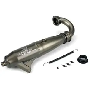 Dynamite 1/8 053 Mid-Range Inline Exhaust SysHard Anodized DYNP5003 Mufflers/Tuned Pipes