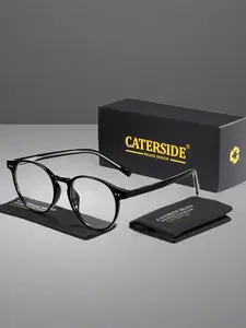 Minimalist Classic New Round TR90 Core Wire Glasses CP Temple Tips Thick Frame Design Unisex Elegant Versatile Perfect for Casual Travel Street Hip Hop Beach Weddings and Gift Presentation Scenes