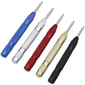 1 PC Manual Automatic Spring-type Center Punch Break Device Semi Automatic Window Breaking Device Center Punch Drill Bit Tools Compact Design