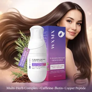 Hair Growth Spray - with Rosemary, Biotin & Caffeine, Rosemary Hair Growth Water Spray Helps Prevent Hair Thinning & Hair Loss, Non-Greasy Scalp Spray (50 mL)