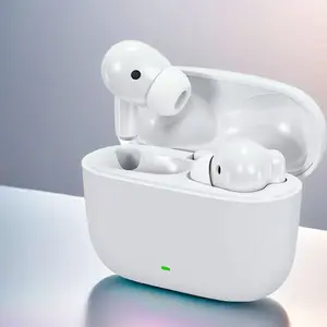 Wireless Earphone, In-ear Design Earbuds with Charging Case, HiFi Sound Earphone with Dolby Bass, Stereo HD Calling Earbuds for Sports & Music Lovers, White, Audio