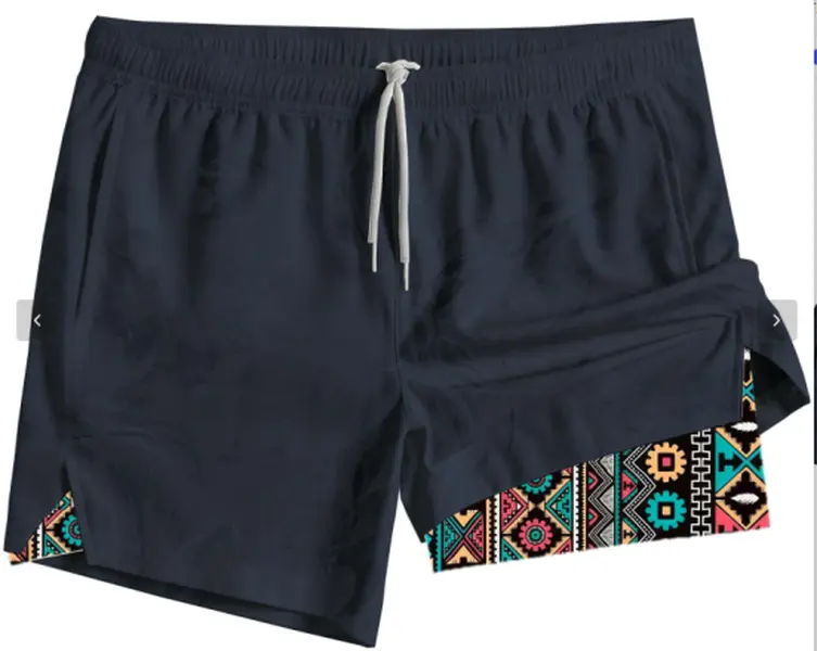 REDESS Men's Swim Trunks with Compression Liner and Pockets Quick Dry Beach Shorts for Men summerwins