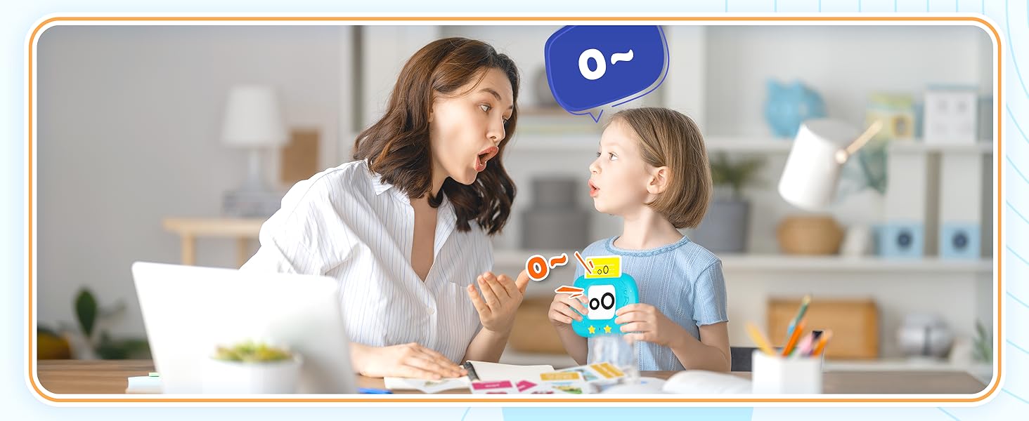 HOMESTEC Toddlers Bilingual Spanish & English Talking Flash Cards with 288 Sight Words, Speech Therapy Toys for 3 4 5 6 Years Old Boys and Girls, Learning Educational Kids Gifts (Bilingual Version))