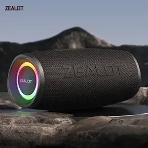 ZEALOT S56 Portable Wireless Speaker, 8000mAh Rechargeable Speaker with EQ Mode, Outdoor Wireless Speaker for Home, Car, Outdoor
