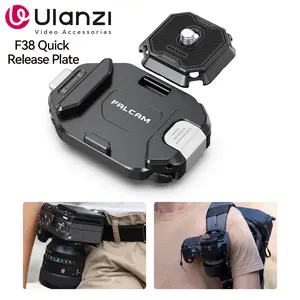 Ulanzi F38 Upgraded Backpack Clip Kit Base V2 for Gopro Sony Canon Nikon DSLR Micro Single Camera Cage Quick Release Kit Base F38 Arca-Swiss