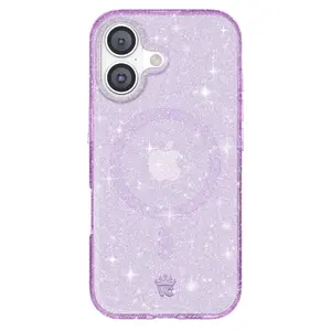 Lilac Stardust Glitter iPhone Case