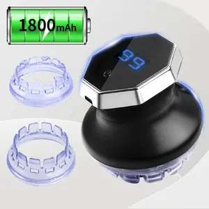 Rechargeable Hair Clipper with LED Display, 1 Count Electric Hair Trimmer, Professional Hair Shaver for Men, Hair Cutting Kit for Salon & Home Use