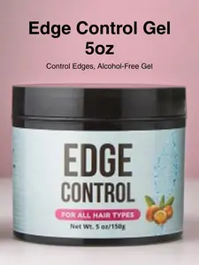 Whisper Whip Edge Control Alcohol-Free Formula for All Hair Types 5 oz Pack Made in USA Control Edges Suitable for Curly Dry Fine Normal Oily Straight and Textured