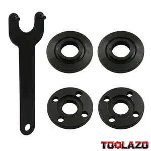 Heavy Duty M10 Grinder Flange Nut Kit | Includes Inner Outer Locking Nuts and Grinder Spanner Wrench for 4-Inch 100mm Angle Grinders | Perfect for Cutting Wheel and Grinding Disc Replacement | TikTok Popular DIY Tool Accessory