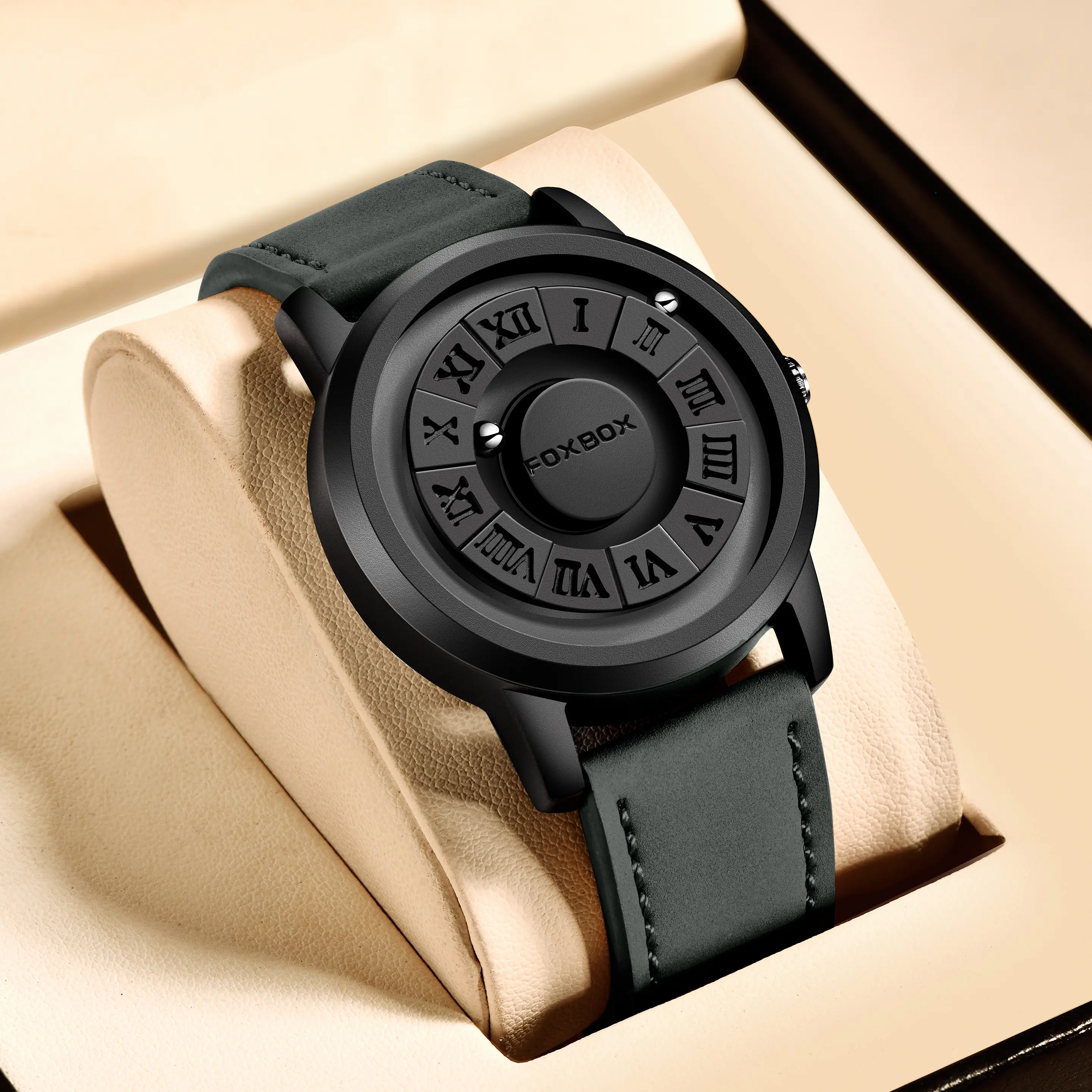 LIGE Unisex Elegant Square Face Wristwatch - Trendy Analog Watch with Roman Numerals, Magnetic Powered Crystal-Less Design and Steel Bracelet, Father's Day Gift, Casual Trendy Wristwatch, Stylish Watch, Analog Type, Magnetic Powd., Unisex Wear, Steel Brac