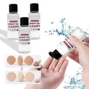 1pc Makeup Brush Cleaning Liquid, Makeup Brush Cleaner, Makeup Egg, Foundation Brush Cleaner Solution, Beauty Tool Care Products, Clean Beauty Tools, 50ml/Bottle