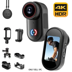 4K Thumb Action Camera,Body Cam with WiFi, Portable Wearable Video Recorder 150Mins Battery, 360° Rotatable & Magnetic Clip for Hands Free Recording,IP65 Waterproof Vlogging Camera, Gift for Girls, Boys Teenagers